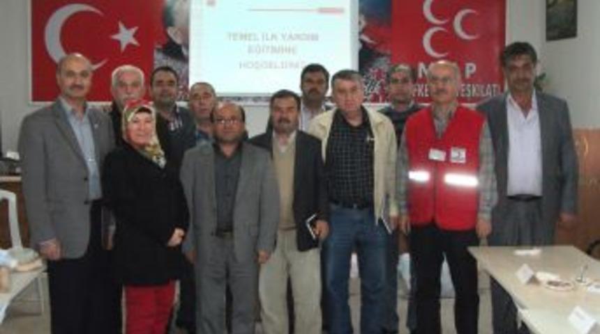 MHP Ilçe Yönetimi Ilkyardım Eğitiminde