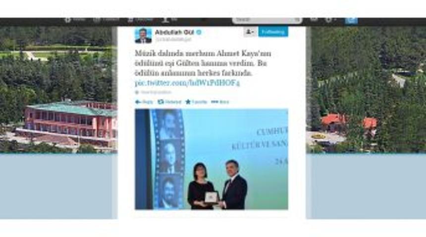 Cumhurbaşkanı G&uuml;l: Bu &Ouml;d&uuml;l&uuml;n Anlamının Herkes Farkında