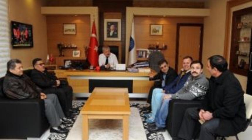 Esnaftan Başkan Akaydın'a &Uuml;niversite Teşekk&uuml;r&uuml;