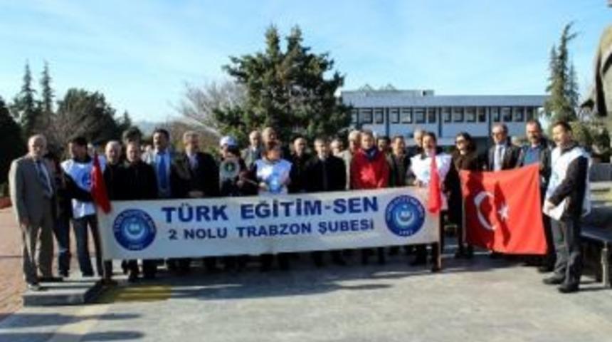Trabzon&rsquo;da Akademisyenler Maaşlarına Zam Yapılmadığı Gerek&ccedil;esiyle Basın A&ccedil;ıklaması Yaptılar