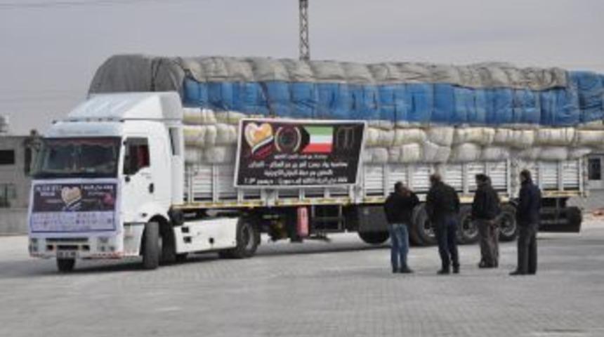 Suriye&rsquo;ye 17 TIR Insani Yardım Malzemesi G&ouml;nderildi