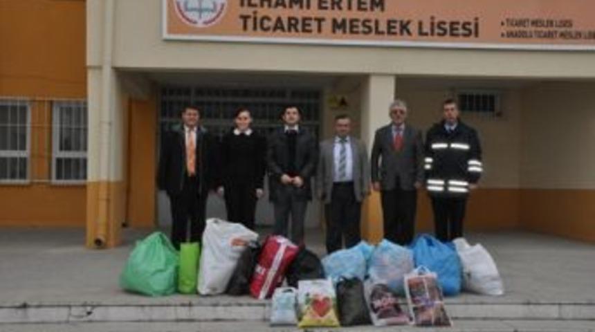 İlhami Ertem Ticaret Meslek Lisesi &ouml;ğrencilerinden &ouml;rnek davranış