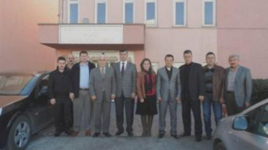 Ak Parti Alaplı yönetimi MYO'nu ziyaret etti