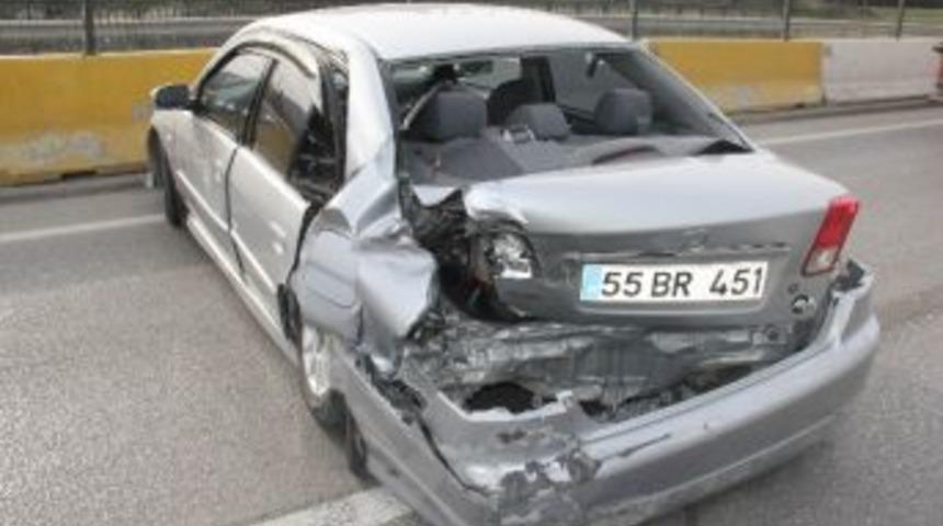 Samsun'da Trafik Kazası: 1 Yaralı