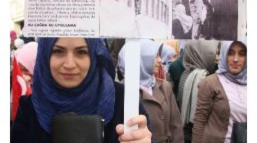 Bursa'da İmam Hatip Lisesi'nde 28 Şubat Eylemi