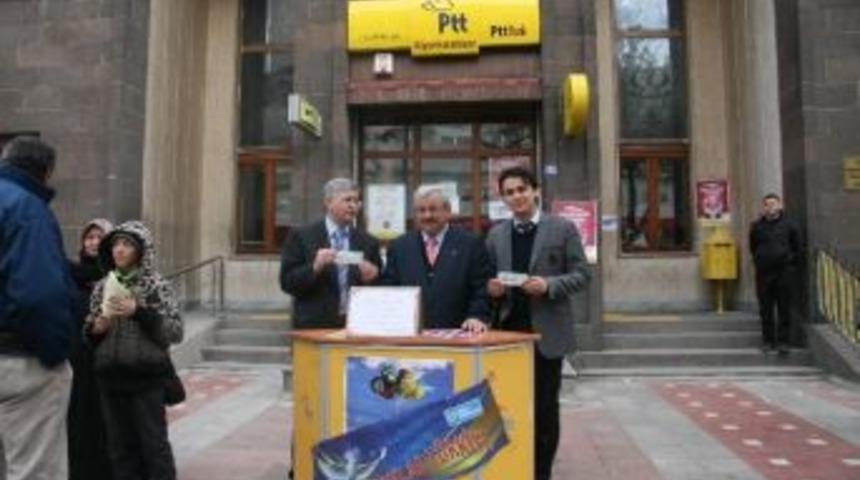 Ptt Milli Piyango Bileti Satışını Artırmak İ&ccedil;in Stant A&ccedil;tı