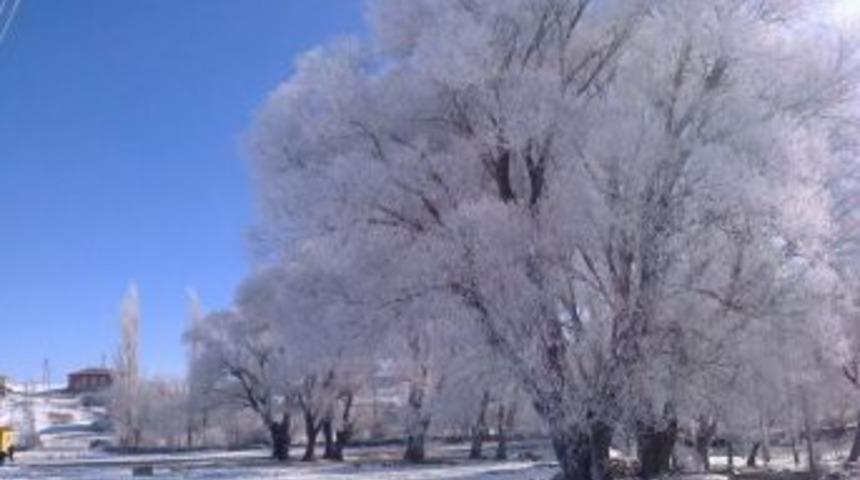 Yahyalı&rsquo;da Sibirya Soğukları Her Şeyi Dondurdu