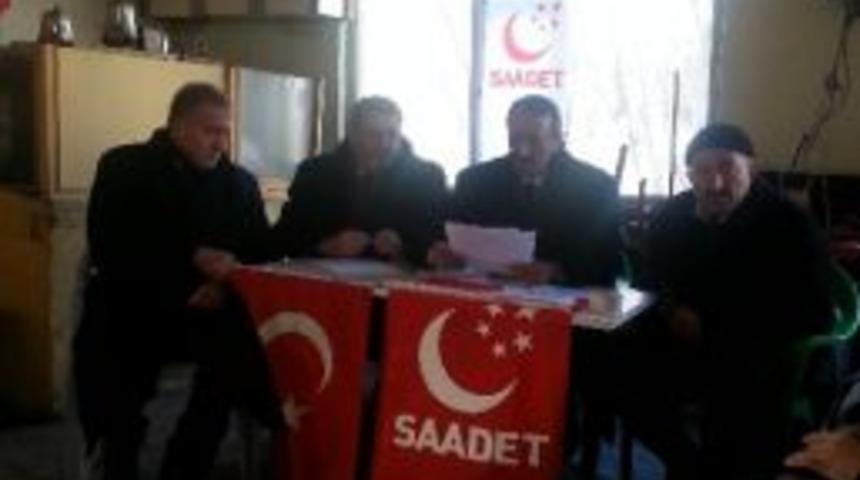 Saadet Partisi Bah&ccedil;esaray İl&ccedil;e Kongresi Yapıldı