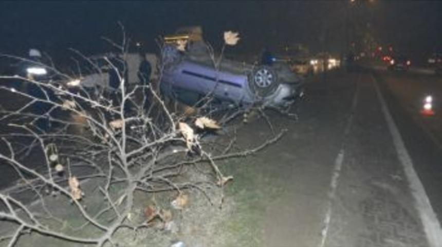 Yayaya &Ccedil;arpmamak İ&ccedil;in Direksiyonu Kırınca Takla Attı