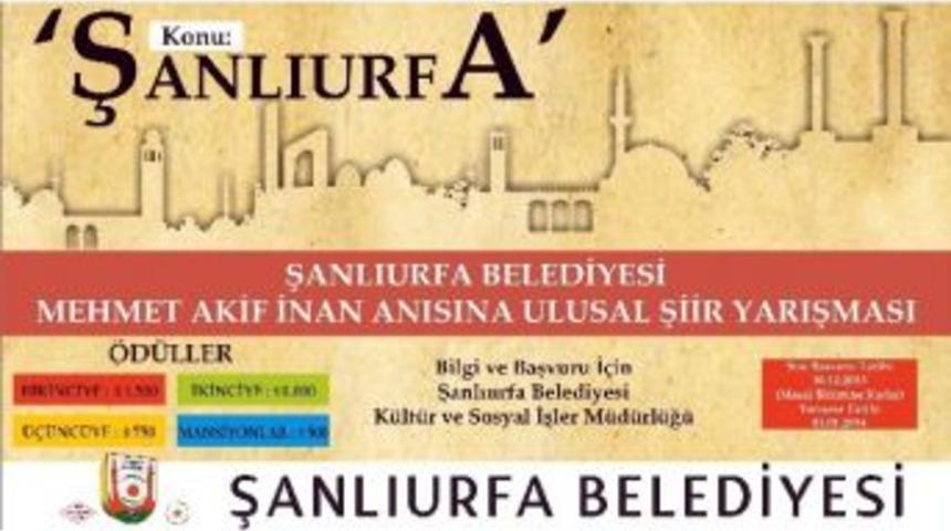Şanlıurfa&rsquo;da Ulusal Şiir Yarışması