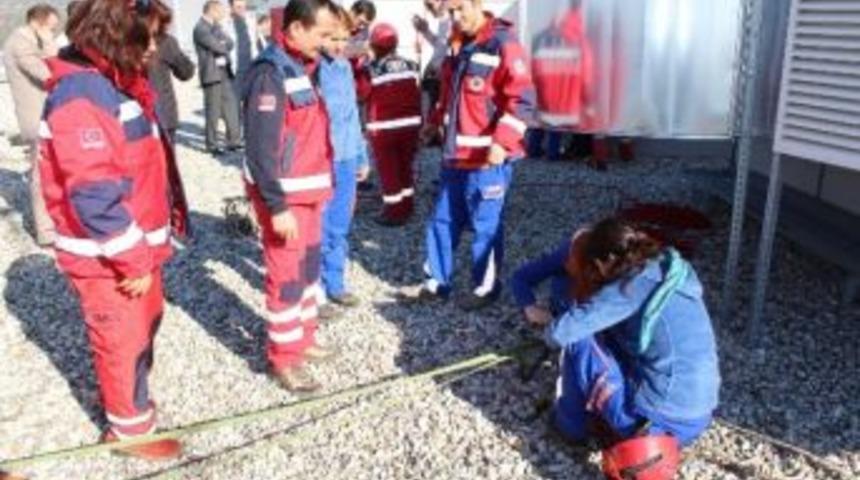 Nazilli Devlet Hastanesi&rsquo;nde Yangın Ve Deprem Tatbikatı Yapıldı