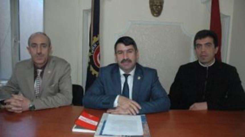 T&uuml;rk Harb-iş Erzurum Şube&rsquo;sinden Tershane Şehitlerine Başsağlığı