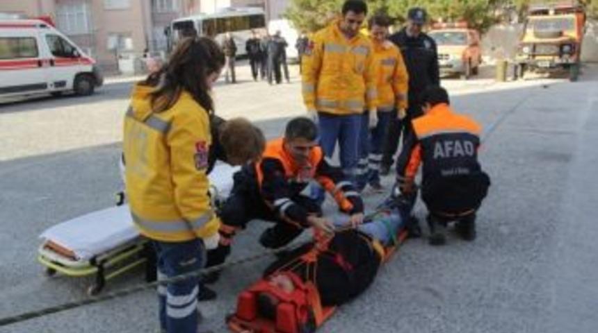 Tekirdağ Emniyetinde Yapılan Tatbikat Ger&ccedil;eğini Aratmadı