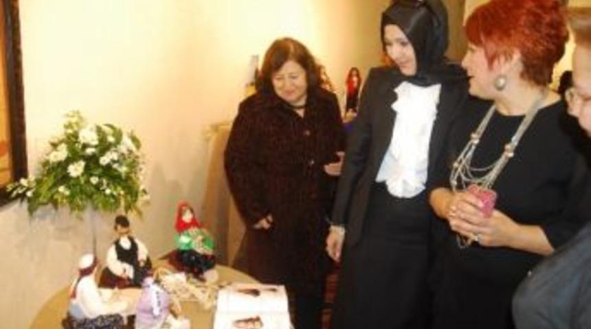 D&uuml;zce Kız Meslek Lisesinden G&ouml;r&uuml;lesi Sergi