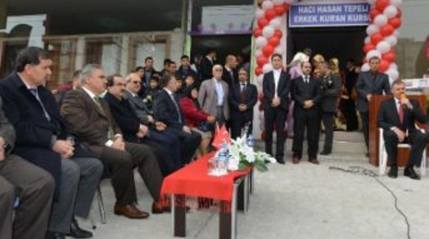 Hacı Hasan Tepeli Erkek Kur'an Kursu Hizmet Binası A&ccedil;ıldı