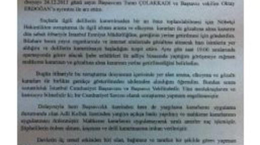 Dosyadan El &Ccedil;ektirilen Savcı Akkaş&rsquo;tan Yazılı A&ccedil;ıklama