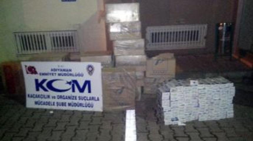 Adıyaman&rsquo;da 10 Bin 450 Paket Ka&ccedil;ak Sigara Yakalandı
