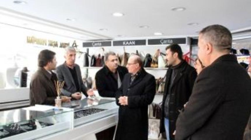 Başkan &Ccedil;akır&rsquo;ın Esnaf Ziyaretleri Devam Ediyor