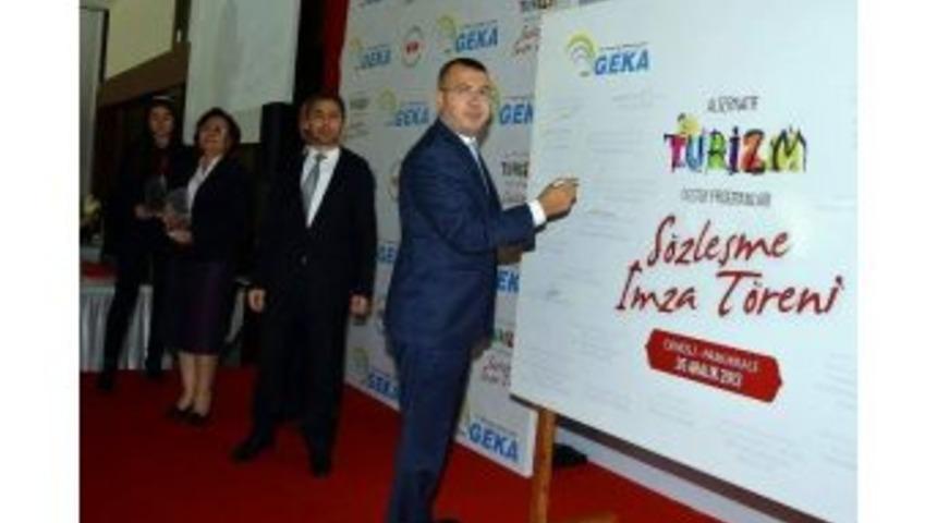 Alternatif Turizmde S&ouml;zleşme Sahipleriyle İmzalar Atıldı