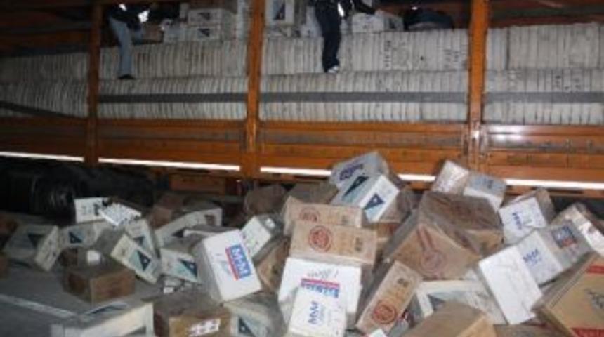 Osmaniye'de Ka&ccedil;ak Sigara Operasyonu