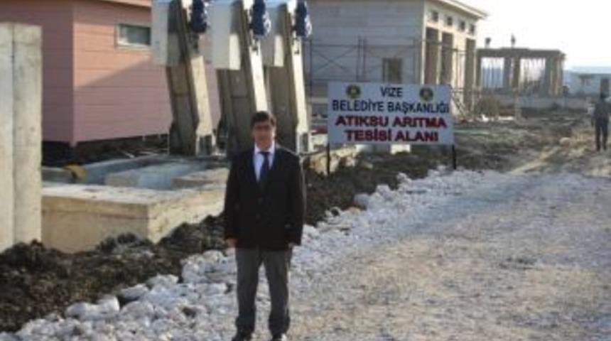 Vize Belediyesi Arıtma Tesisinin Yapımında Sona Gelindi