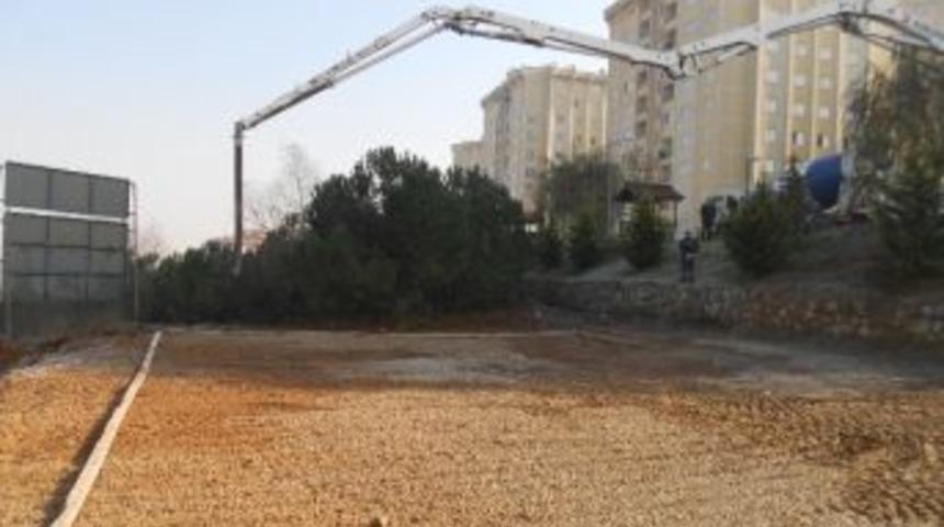 Toki Konutlarına Basket Sahası