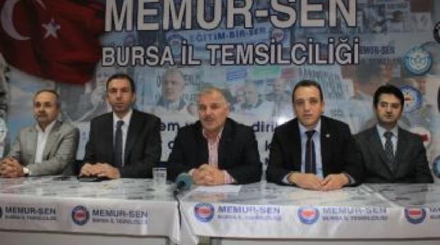 Memur-sen &lsquo;b&uuml;y&uuml;k T&uuml;rkiye&rsquo;nin &Ouml;n&uuml;ne Ge&ccedil;mek İsteyenlere Tepki G&ouml;steri