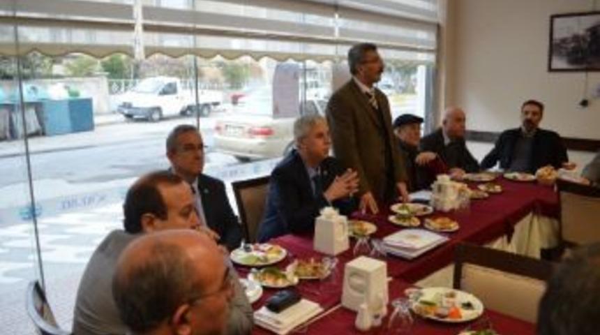 Chp S&ouml;ke Belediye Başkan Adayı S&uuml;leyman Toyan Muhtarlarla Bir Araya Geldi