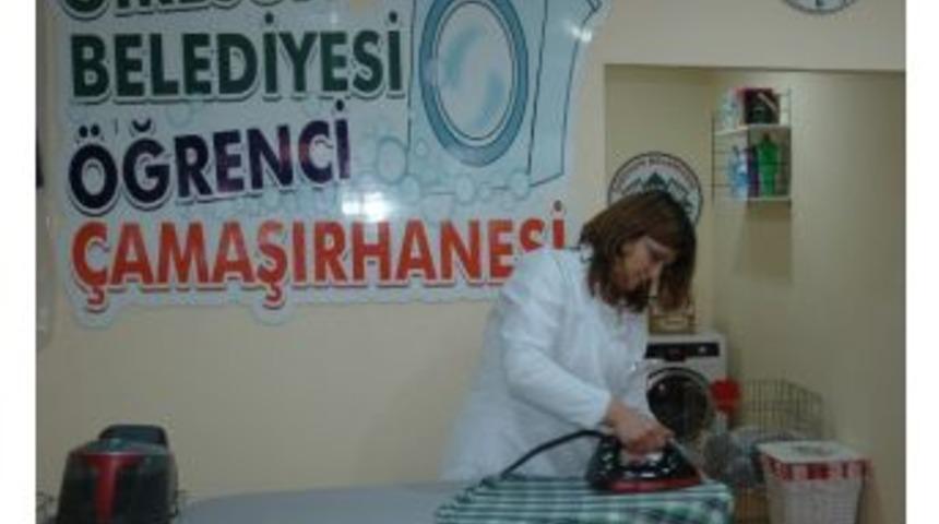 Giresun'da Belediyeden &Uuml;niversite &Ouml;ğrencilerine &Uuml;cretsiz &Ccedil;amaşırhane