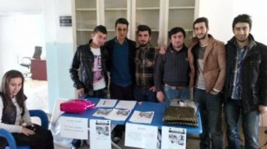 &Ccedil;myo &Ouml;ğrencilerinden &ldquo;van &Uuml;ş&uuml;yor&rdquo; Kampanyasına Destek