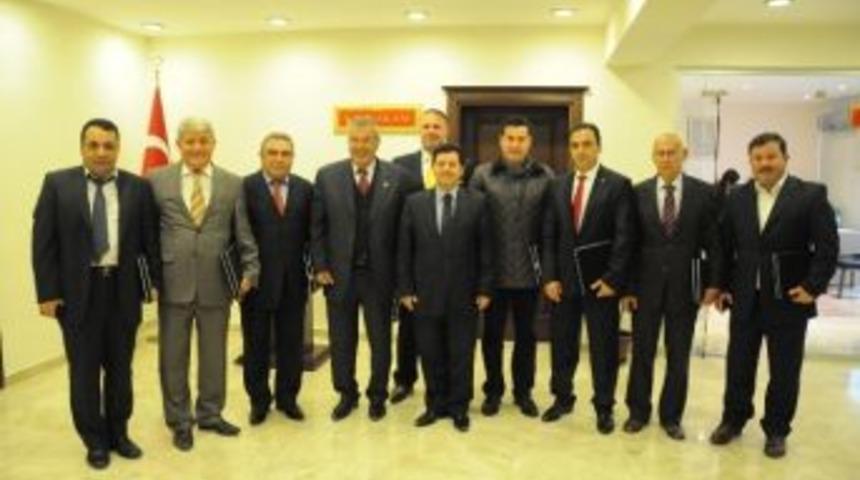 Bodrum Kaymakamı&rsquo;ndan Belediye Başkanlarına Teşekk&uuml;r Plaketi