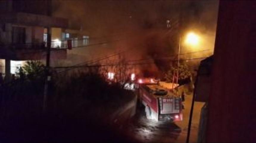 Sobadan &Ccedil;ıkan Yangın 4 Yaşındaki &Ccedil;ocuk İle Annesini Evsiz Bıraktı