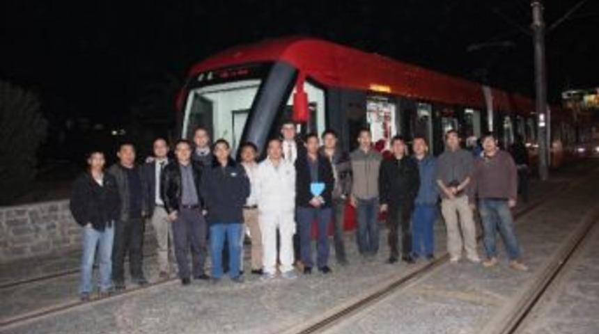 &Ccedil;in'den Alınan Tramvayın Test S&uuml;r&uuml;şleri Devam Ediyor