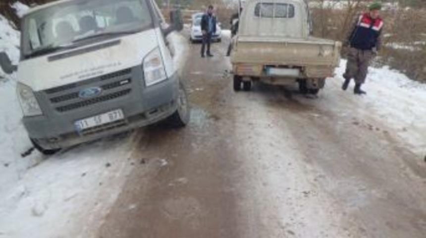 Osmaneli'nde Trafik Kazası, 1 Yaralı