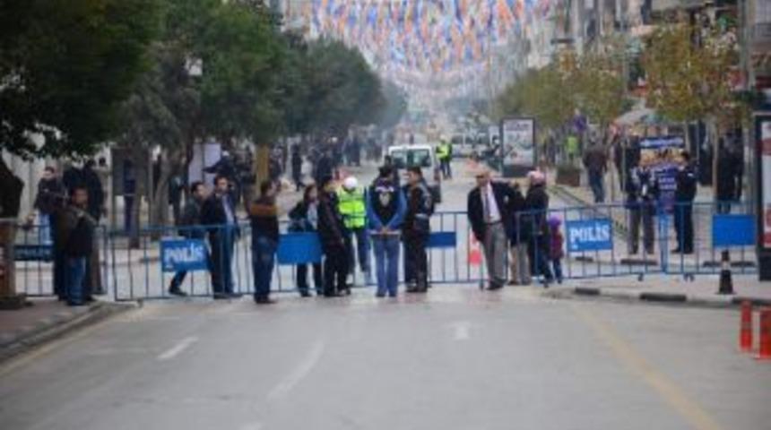Manisa'da Başbakan Erdoğan'ın Ziyareti Öncesi Geniş Güvenlik Önlemi
