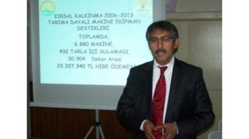 Korkuteli'nde Kırsal Kalkınma Yatırımlarının Desteklenmesi Programı Anlatıldı