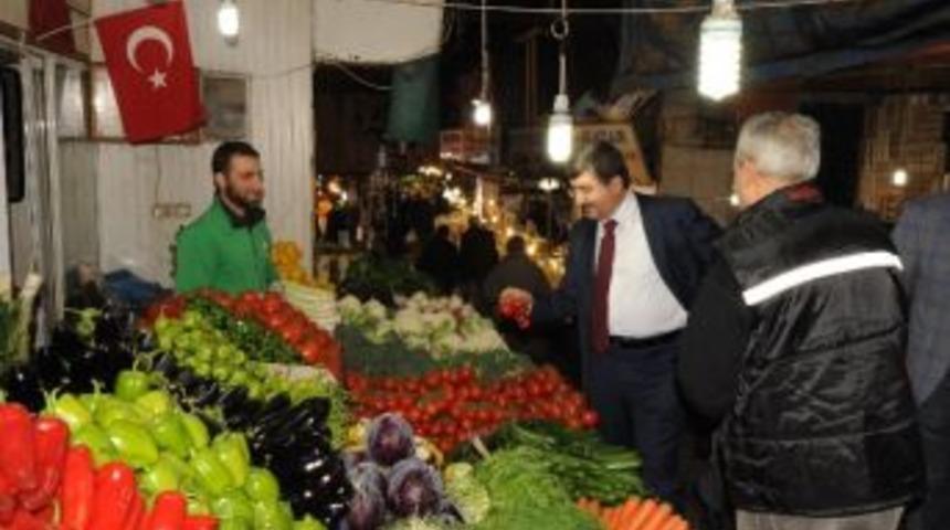 Vali &Ouml;z, Esnaf Ziyaretinde Bulundu