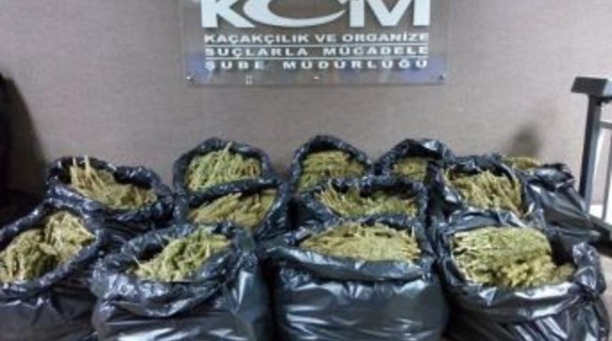 Polisi Şaşırtan Esrar Saklama Y&ouml;ntemi