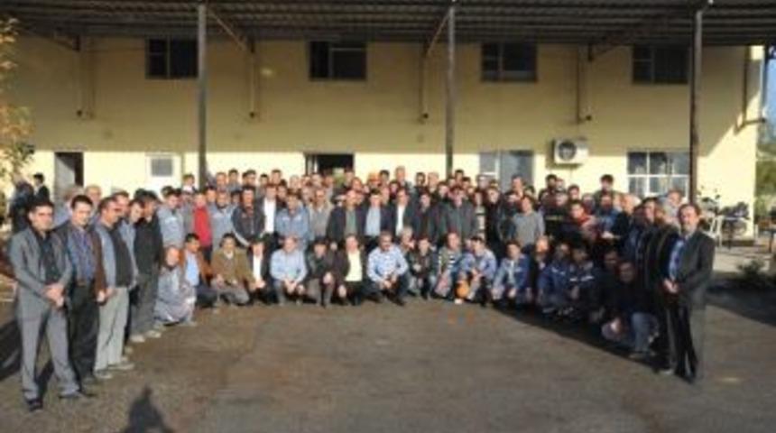 Başkan Tütüncü Fen İşleri Personeli İle Bir Araya Geldi