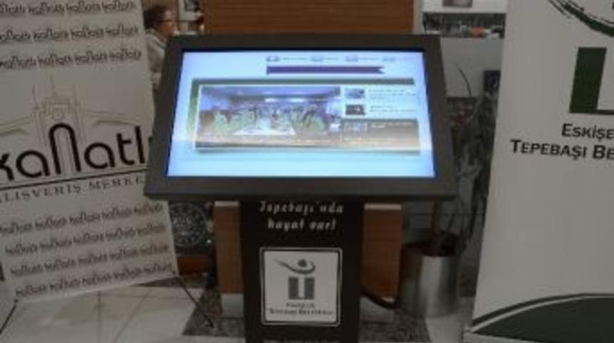 Tepebaşı'nda Kiosk Cihazları Halkın Hizmetinde