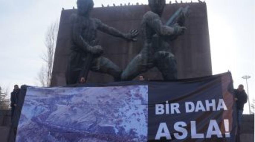 Başkent'te Uludere Protestosu