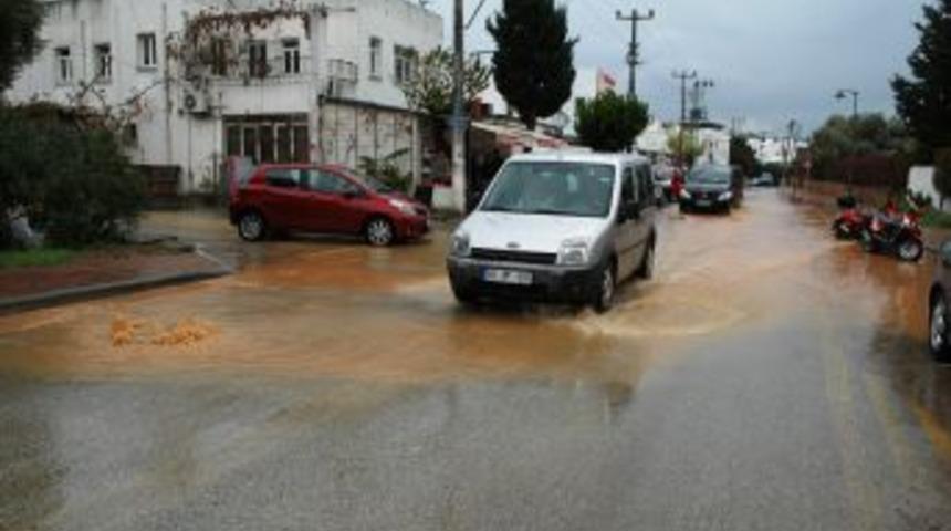 Bodrum'da Şiddetli Yağış