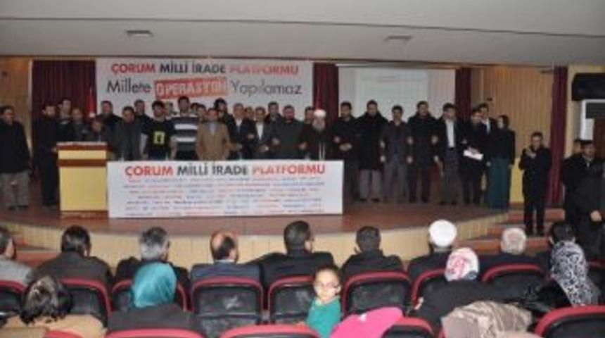 &Ccedil;orum Milli İrade Platformu&rsquo;ndan A&ccedil;ıklama