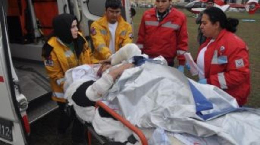 Sobadan &Ccedil;aydanlığı Alırken Elbiseleri Tutuştu