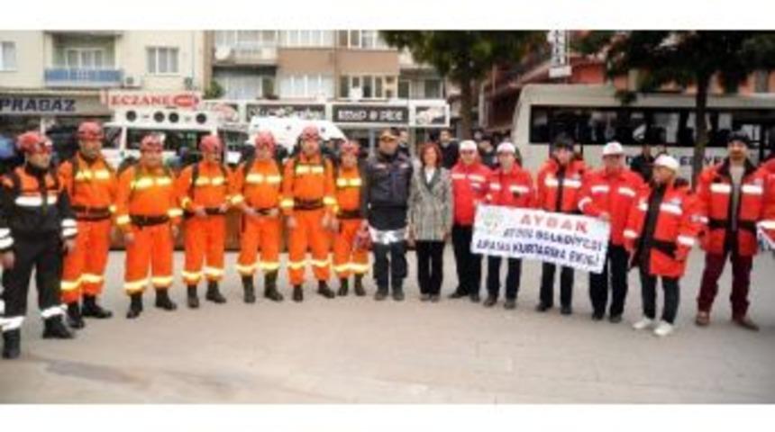 Aydın Arama Kurtarma Ekibi Ulusal Deprem Tatbikatına Katılacak