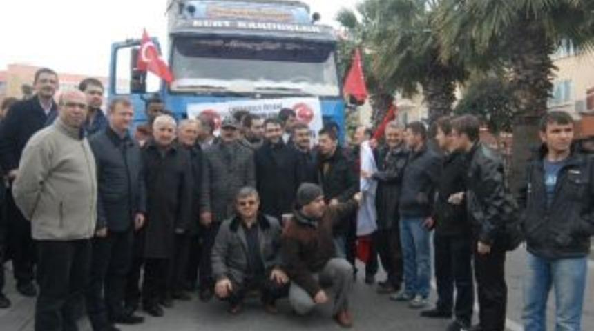 &Ccedil;anakkale&rsquo;den Suriye&rsquo;ye İnsani Yardım Desteği