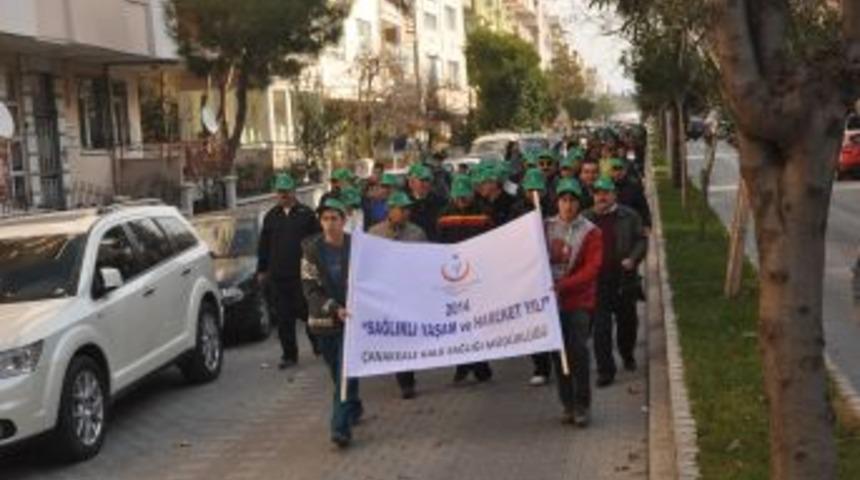 Sağlıklı Yaşam Için Yürüdüler