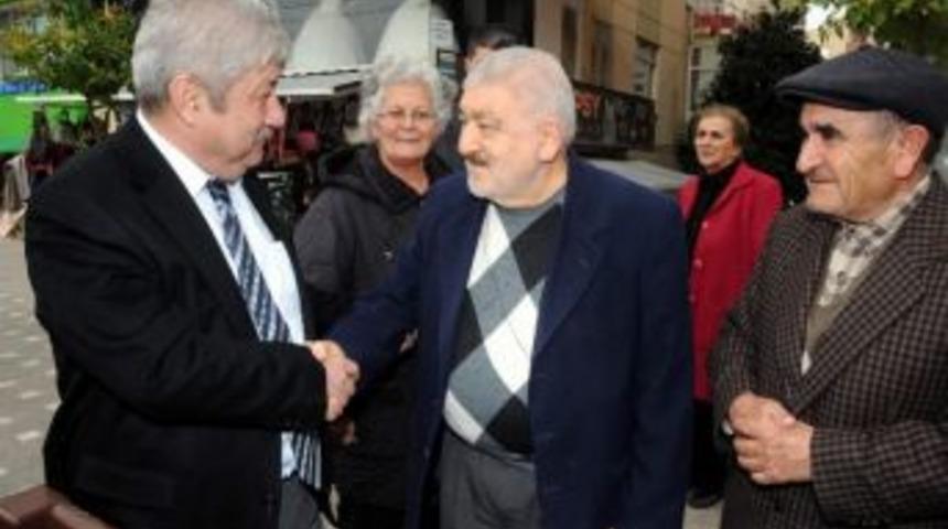 Akaydın, Işıklar Esnafını Ziyaret Etti