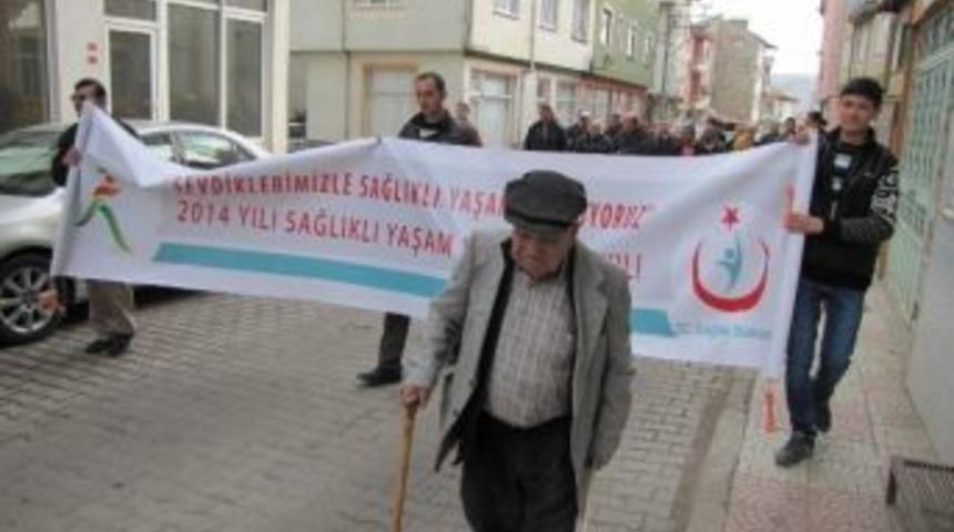Hisarcık&rsquo;ta &ldquo;sevdiklerimizle Sağlığa Y&uuml;r&uuml;yoruz" Etkinliği