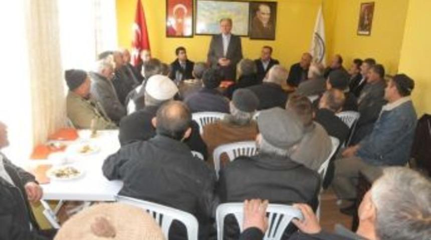 Başkan Burma, Akalan K&ouml;y&uuml;n&uuml; Ziyaret Etti